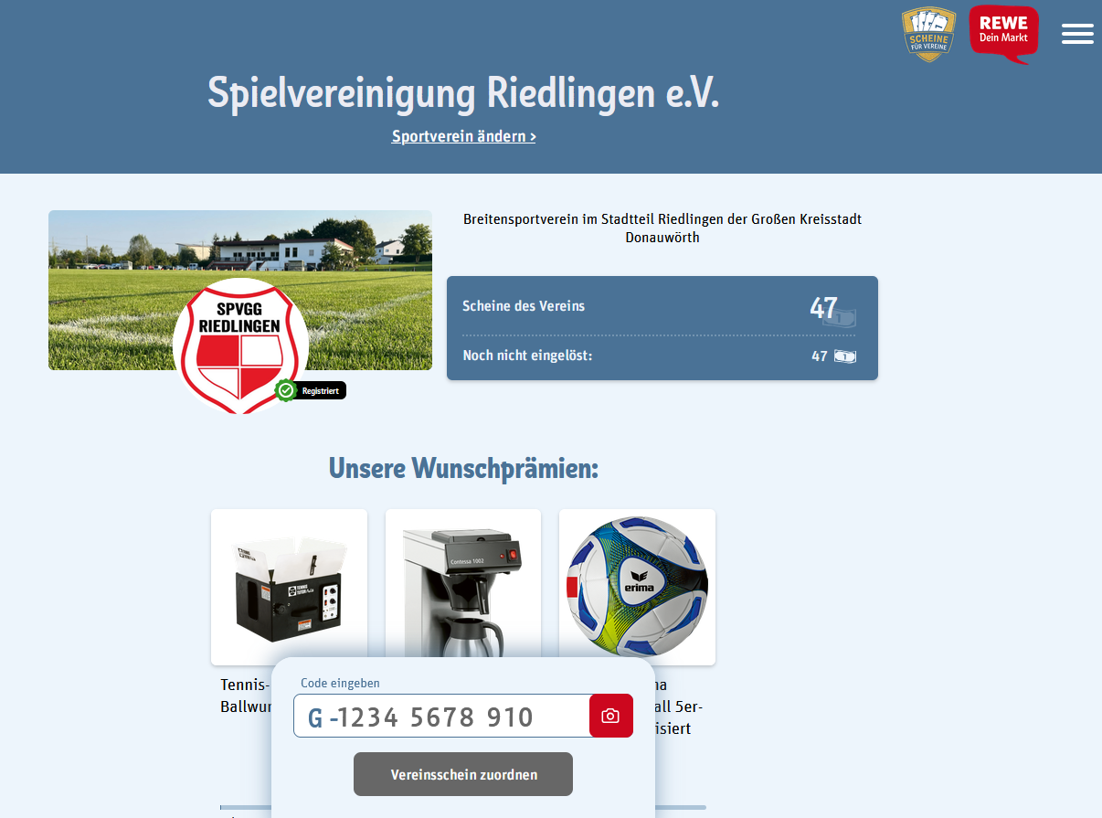 ScheineFürVereine